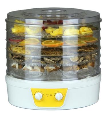 China Hotels homeuse 360C rotary machine dial models for beef jerky vegetable 5 tray home use removeable food dehydrator for sale