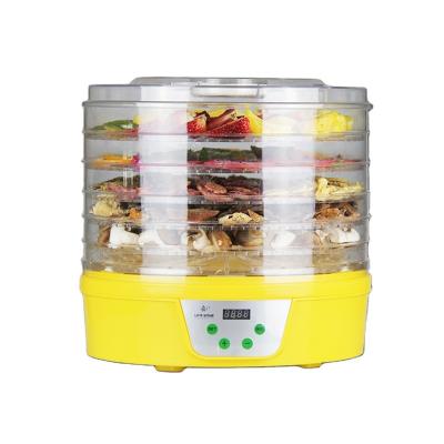 China Household 360C Degree Rotating LED Display Digital Food Dehydrator Machine With 5 New Trays for sale