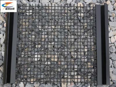 China Stainless Steel Wire Mesh Screen For Sorting , Flat Top Crimped Woven Metal Screen for sale