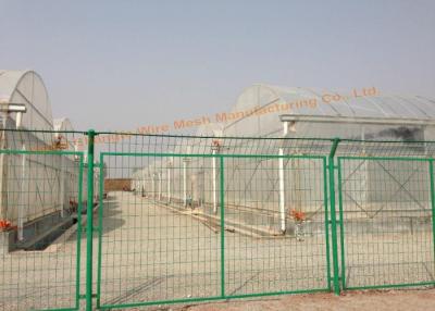 China Square Vinyl Coated Wire Fence , Welded Wire Fence Panels Long Service Life for sale