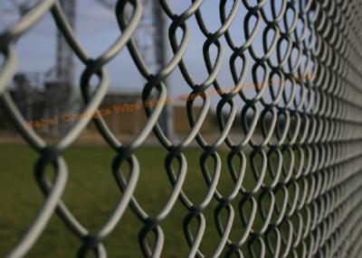 China Frame Chain Link  Wire Mesh Fence Electric Galvanized Rust Resistant For Playground for sale