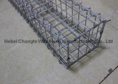 China PVC Coated Welded Rock Filled Gabion Cages , Electro Galvanized Gabion Stone Cages for sale