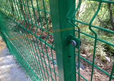 China Green Square Post Metal Security Fencing Anti - Climbing For Building Material for sale