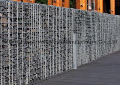 China La forma cuadrada galvanizó la caja soldada con autógena la malla de alambre de piedra de Gabion/la barrera soldada con autógena de Hesco en venta