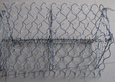 China 1m Height Wire Gabion Baskets In Hot Dip Galvanized Or PVC Coated for sale