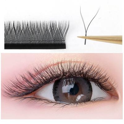 China Free Sample Long Volume Natural Eyelash Extension Easy Fan, Individual Lashes Extension, Easy Fanning Blooming Eyelash Extensions for sale