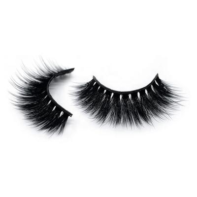 China Natural Custom Wholesale False Crisscross Mink Eyelashes Bulk Vendor Full False Eyelashes Lashbox Box Packing Full Lashes Strip Lashes for sale