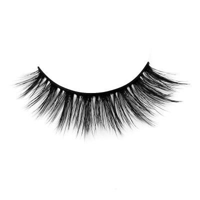 China Wholesale full volume lashes real hair hand made clean 3d brand silk eyelashes, private label OEM mink silk eyelashes for sale