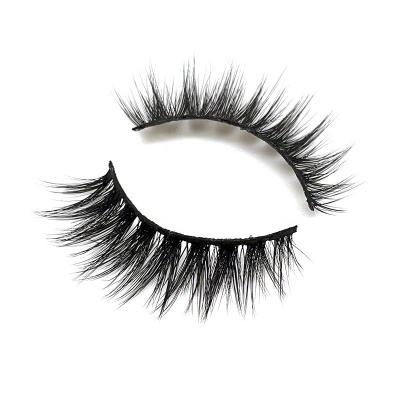 China Natural Long Fiber Lashes Synthetic 3D Eyelashes Natural False Eye Lashes Handmade False Eye Lash Extension For Beauty Makeup for sale