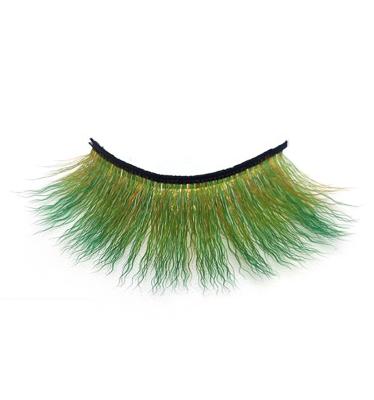 China Natural Long Lashes With Colorful Purple Lashes Details Custom Mink Color Lashes Color Lashes for sale