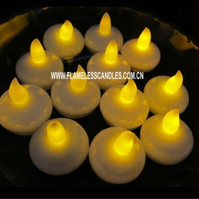 China Battery Operated Romantic Floating Waterproof Tea lights , Submersible LED Tea Lights for sale