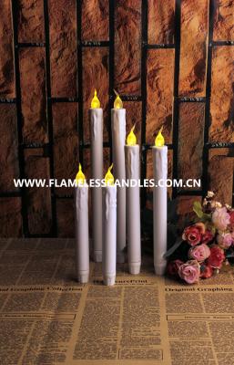 Chine Bougies sans flammes à piles de chandelle de l'égouttement LED de résine pour épouser/Noël à vendre