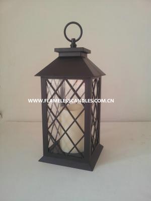 China Battery Operated Flameless Candle Lanterns / Hanging Candle Lanterns Antique Design for sale