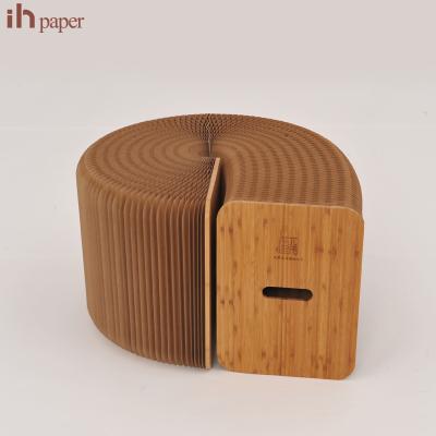 China Creative Portable Folding Leisure Chair Ihpaper Design Brand Storage Salon Beauty Chair for sale