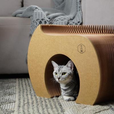 China Cat Tunnel Bench For Sitting and Viable Collapsible Cat Toys for sale