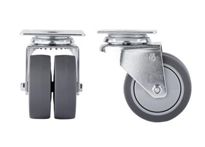 China Universal Caster Quiet Versatile TPR Swivel Casters for Light Industry Furniture for sale