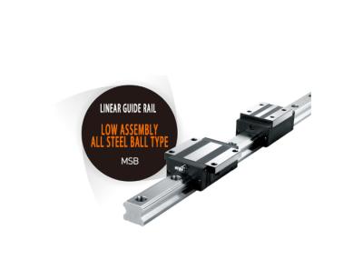 China Linear guide MSB series, with automatic centering ability, low noise, and interchangeable features. for sale