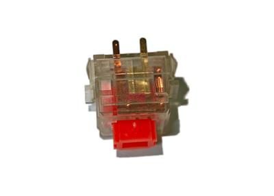 China Customizable Mechanical Keyboard Switch Axles Red & White Axles with Transparent Housings for sale