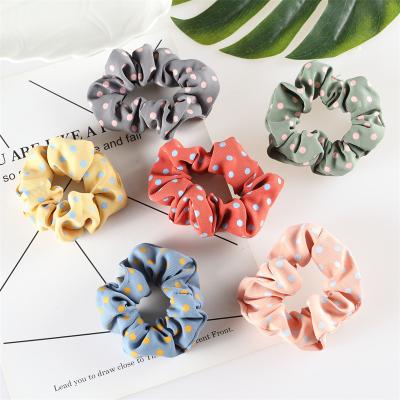 China Decoration Amazon Top Selling High Quality Variety Of Color Satin Hair Tie For Woman Wholesale Custom Scrunchies for sale