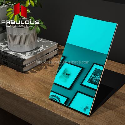 China Eco - Friendly Laser Cut 4mm Mirror Color Acrylic Plastic Acrylic Sheets Plate Form for sale