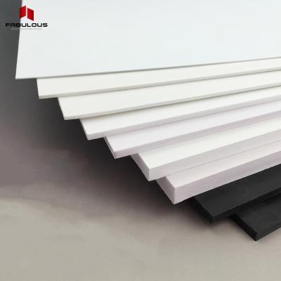 China Architecture Factory Custom 3mm PVC Plastic Sheet Waterproof White PVC Foam Board for sale