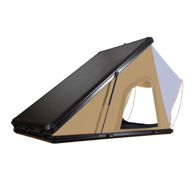 China Camouflage / Field Play Car Roof Tent Triangle Car Toof Top Tent Hard Shell Aluminum for sale