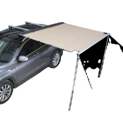 China Sun Make New Design Outdoor Bilateral Top Roof Tent Resistant Camping Hard Shell Car Side Tent DK-5 Suv 4x4 Car Tent for sale