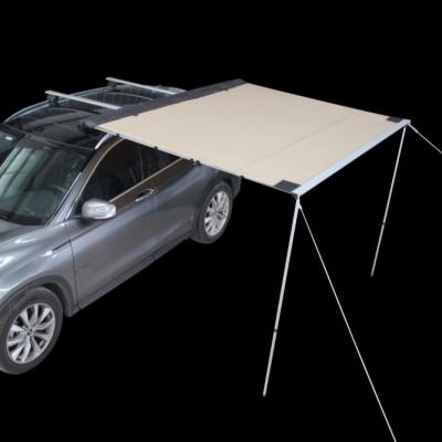 China Wholesale 4x4 Flat Car Roof Tent Sun Proof Car Side Tent Exporter Supplier Sun Tent For Sale With Car Roof Rack for sale