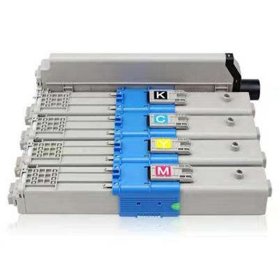 China COMPATIBLE toner cartridge set for OKI C310, C330, C510, C530, MC361, MC561, compatible toner cartridge for OKI color laser printer for sale