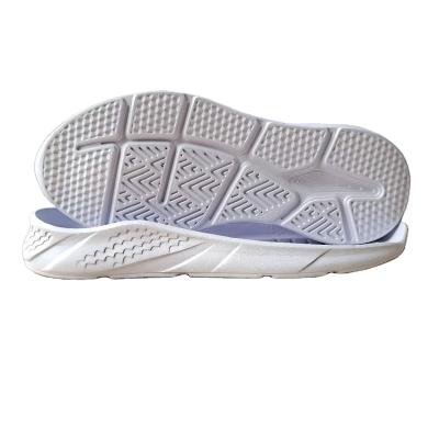 China Comfortable OEM Eva Non Slip Rubber Sole Shoes Running Men's White Sport Outsole Lightweight Wear Resistant Sneaker Soles for sale