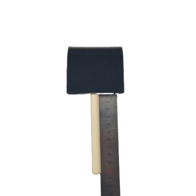 China 3 Inch Black Paint Foam For Function Sponge Paint Brush With Wooden Handle for sale