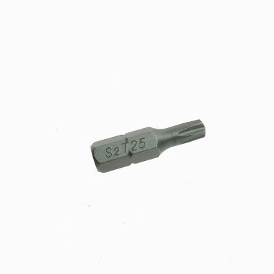 China Iron Material 25MM Square S2 Torx Head Bit for sale