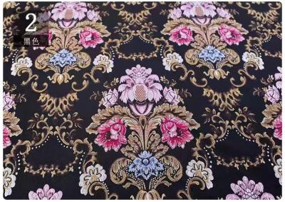 China 100% Polyester Moire Jacquard Cloth Material 148CM -150CM Damask Jacquard Fabric for sale