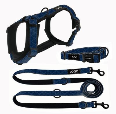 China DETACHED Safety Dog Harness Set with Custom Designs Suit for Large Dogs and Tactical Dog Pet Accessories for sale