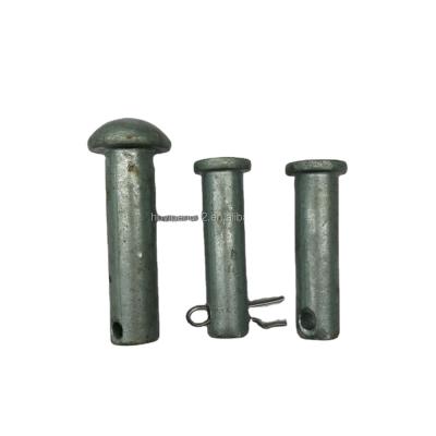 China Steel HDG or Galvanized Carbon Steel Pivot Pins Bolt With Hole for sale