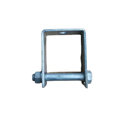 China Overhead Transmission Line Hot Dip Galvanized Line Hardware D Shackle/D Iron/D Pole Bracket for sale