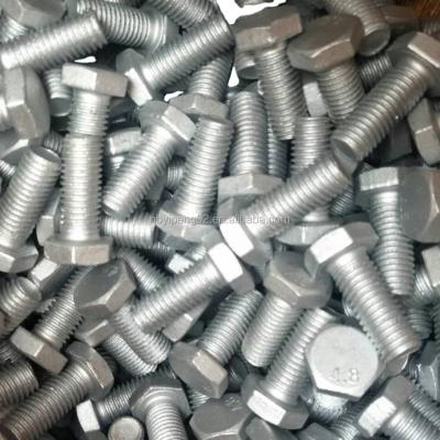 China Overhead Line Accessories Bolts And Nuts Screws Fastener Hot Dip Galvanized Bolt And Nut for sale