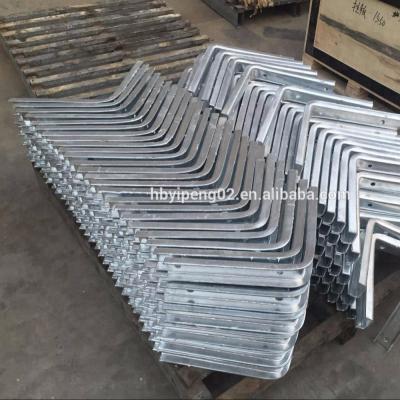 China Steel Galvanized Crossarm Electric Cross Arm Electric Steel Pole Crossarm for sale