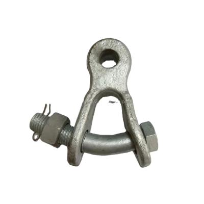 China Electric clevis ball finished type ball pole clevis u line material for sale