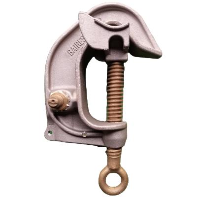 China Used to connect the grounding electrode conductor C ground clamp to the eye screw, smooth jaw ASTM grade 5 2