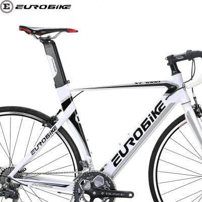 China Aluminum Alloy EUROBIKE XC7000 Road Bike 54 Cm Frame 16 Speed ​​Shi Lightweight Aluminum Claris 700C Racing Bicycle In Stock Fast Shipping for sale