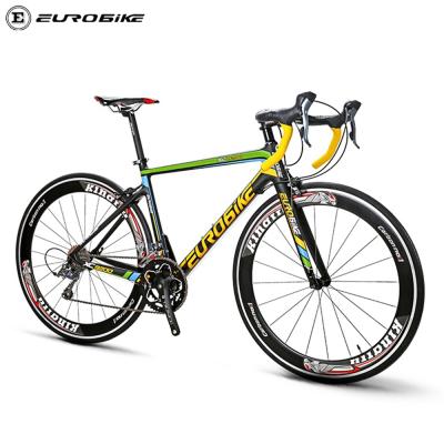 China Eurobike Carbon Fiber Road Bike CB9000 Customize Racing Lightweight Cheap Carbon Fiber 18speed Bicycle Bike Frame Parts for sale