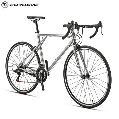 China Eurobike XC560 Wholesale Cheap Steel Gravel Steel Frame Bike Lightweight Road Stock Bike Ready To Board 21 Speed ​​700C Packing for sale