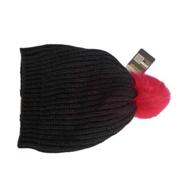 China COMMON In Sale Wholesale Fashion A6 Plain Knitting Hat With Ball for sale