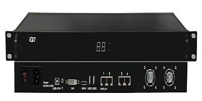 China C&Light Q7 HD LED Sender supports DVI and HDMI video input for sale