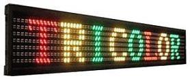 China P10 LED Display Sign, 1-4 Line 128x32 Tri-Color for sale