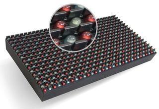 China Ph7mm Outdoor RGB 32x32dots waterproof led modules for sale