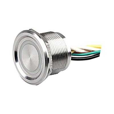 China Momentary Piezo Switch PZ 30vdc Metal Push Button Switch 22mm for sale