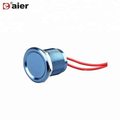 China IP67 Momentary Aluminum Plating Push Button Piezo Igniter 19mm for sale