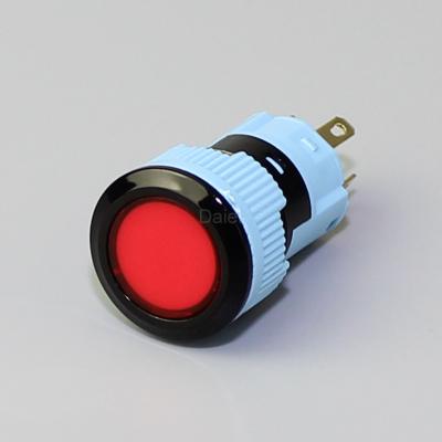 China Custom High Quality Plastic SPST 16mm Waterproof Push Button Switch Latch for sale